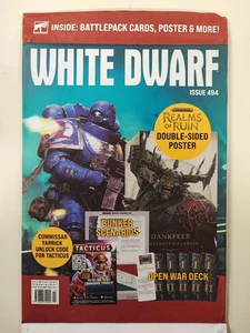 WHITE DWARF AUSGABE 494 WARHAMMER MAGAZIN Brandneu/Kostenloser Versand - Bild 1 von 1