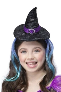 Smiffys Glitter Witch Headband With Hair - Foto 1 di 1