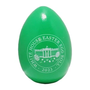 White House Easter Egg 2023 Green Wooden Egg President Joe Biden - Picture 1 of 2