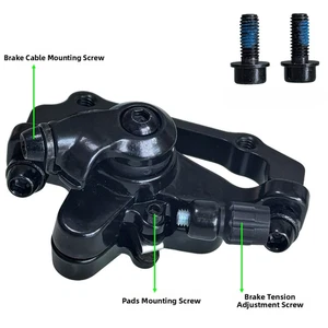 Bike Disc Brake Quiet Operation Adapter Included Front And Rear Compatible - Picture 1 of 15