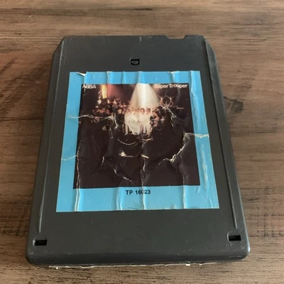 Vintage 8 TRACK TAPE - ABBA - SUPER TROUPER 1980 ATLANTIC RECORDS - Image 1 of 3
