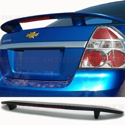 Chevy Aveo 4DR Sedan 2004-2011 Factory Style Spoiler Wing UNPAINTED - Image 1 of 4