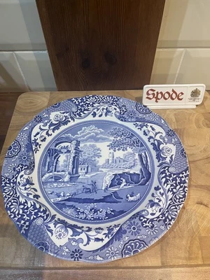 Spode Blue Italian Dinner Plates 26cms - Image 1 of 3