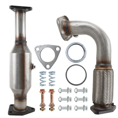 Catalytic Converter For 2003-2007 Honda Accord 2.4L Front Flex Pipe highflow New — 第 1/4 张图片