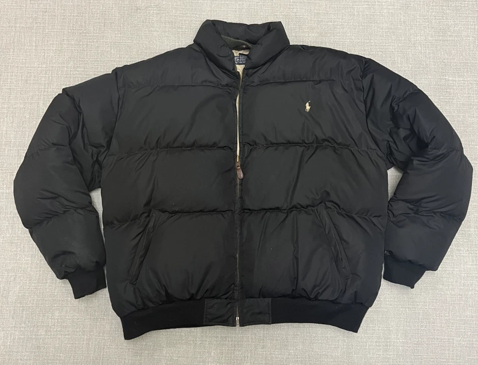 Chaqueta acolchada Polo Ralph Lauren, negra XL Foto 1 de 4