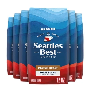 Seattle's Best Coffee House Blend Medium Roast Gemahlen 12 Unzen (6er Pack)  - Bild 1 von 8
