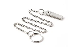 Pocket Chain Belt Clip Key Chain Accessory with 1.125 inch Split Ring, 19 inc... - Picture 1 of 2