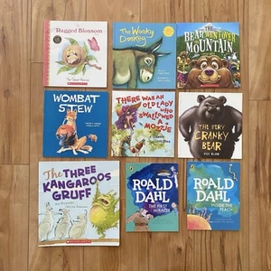 Lot of 9 Kids Childrens Paperback Books - Picture 1 of 10