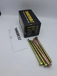 Perno de anclaje de cabeza hexagonal Thunderbolt 25 X M10 x 150 mm para ladrillo de hormigón de mampostería - Imagen 1 de 5