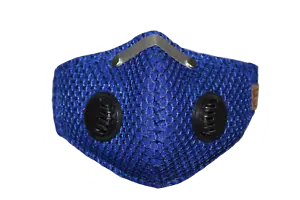 Wiederverwendbare modische Gesichtsmaske mit Aktivkohlefilter zwei Luftventile waschbar - Bild 1 von 5