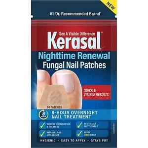 Kerasal Fungal Nail Nighttime Nail Patches, Restores Discolored or Damaged Nails - Picture 1 of 8
