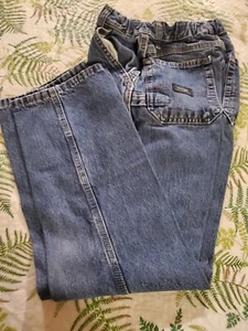 Wrangler Boys Blue Jeans Size 14 Slim with adjustable  - Picture 1 of 10