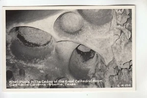 Echt Foto AK Wirbelbecken in der Decke Kaskadenhöhlen Boeme TX - Bild 1 von 1