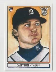 Casey Mize 2021 TOPPS BIG LEAGUE ARTE DEL JUEGO INSERTO DE NOVATO #ATG-CM TIGERS - Imagen 1 de 1