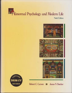 Abnormal Psychology and Modern Life : New Update with DSM-IV by James Neal... - Picture 1 of 1