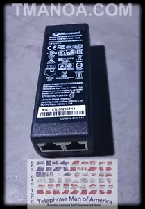 Inyector PoE de un solo puerto para teléfono IP GSPPOE 700512602 700511266 con cable de alimentación - Imagen 1 de 5
