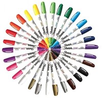 NEW Sharpie Paint Marker Pen Oil Based Fine & Medium Point 30 Color Ultimate Kit