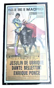 Corrida Plaza De Toros Madrid Jesulin Ubrique Ponce Carteles Pintado - Imagen 1 de 8