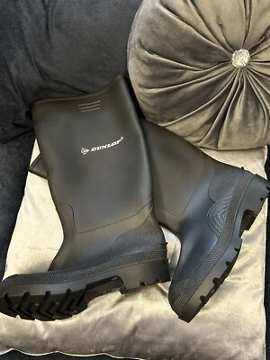 Dunlop Junior Wellingtons Black UK 4 EU 37 - Image 1 of 4