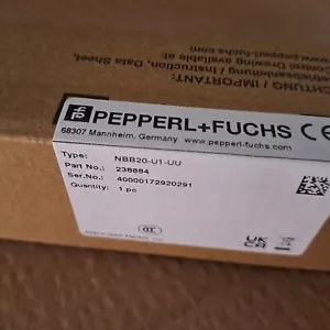 PEPPERL + FUCHS - NBB20-U1-UU INDUCTIVE SENSOR, 40X40X118MM, 20MM RANGE - Picture 1 of 5