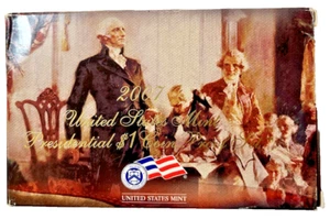 2007 Presidential $1 4-Coin Proof Set in original US Mint packaging and COA. - Picture 1 of 4