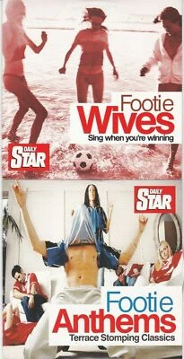 FOOTIE WIVES & FOOTIE ANTHEMS ( DAILY STAR Newspaper 2 CD Set ) - Bild 1 von 3