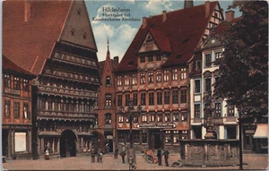 Deutschland Hildesheim Marktplatz Knochenhaueramtshaus AK B235 - Bild 1 von 2