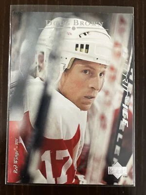 1995-96 (RED WINGS) Upper Deck NHL - Electric Ice Parallel  #79 Doug Brown - Image 1 of 2