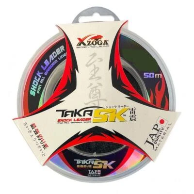 MONOFILO PESCA XZOGA SHOCK LEADER TAKA-SK 50 MT FILO TRAINA PRETERMINALE TAKA - Immagine 1 di 2