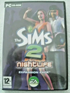 PC CD-ROM THE SIMS 2 NIGHTLIFE EXPANSION PACT 2 DISC. 12+ 2005 - Picture 1 of 2