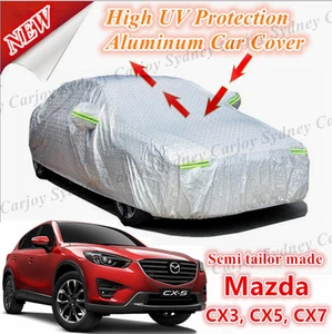 Premium Semi Tailor Made UV Waterproof Aluminum Car Cover SUV Mazda CX3 CX5 CX7 - Picture 1 of 11