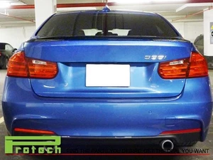 BMW F30 320i 328i 335i 4Dr Factory OE Type Carbon Fiber Trunk Spoiler Lip 2012+ - Picture 1 of 2