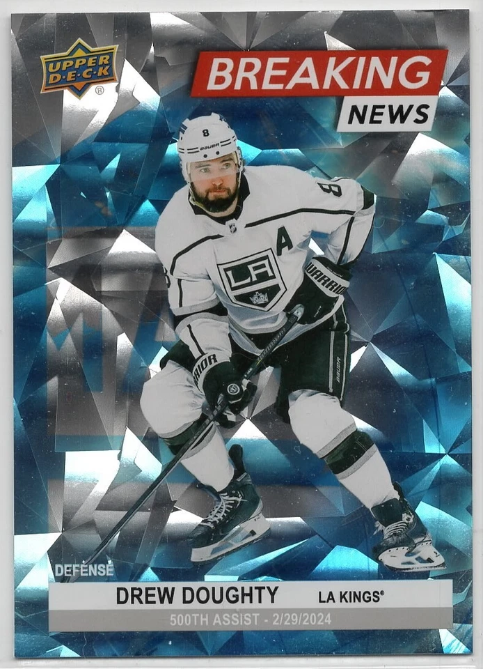 2024-25 Upper Deck Hockey Breaking News Insert U-Pick From Drop Down List - Image 1 of 1