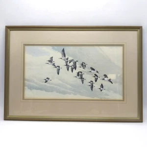 Original Watercolour 'Up & Away! Barnacle Geese' Colin Whittle Signed & Framed - Picture 1 of 23