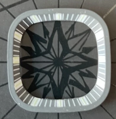 НОВЫЙ ЧЕРНЫЙ ГЛАВА/ОТРАЖАТЕЛЬ КОЛЬЦО ДЛЯ BULOVA ACCUTRON 7387 - 214 ЧАСЫ - Изображение 1 из 3