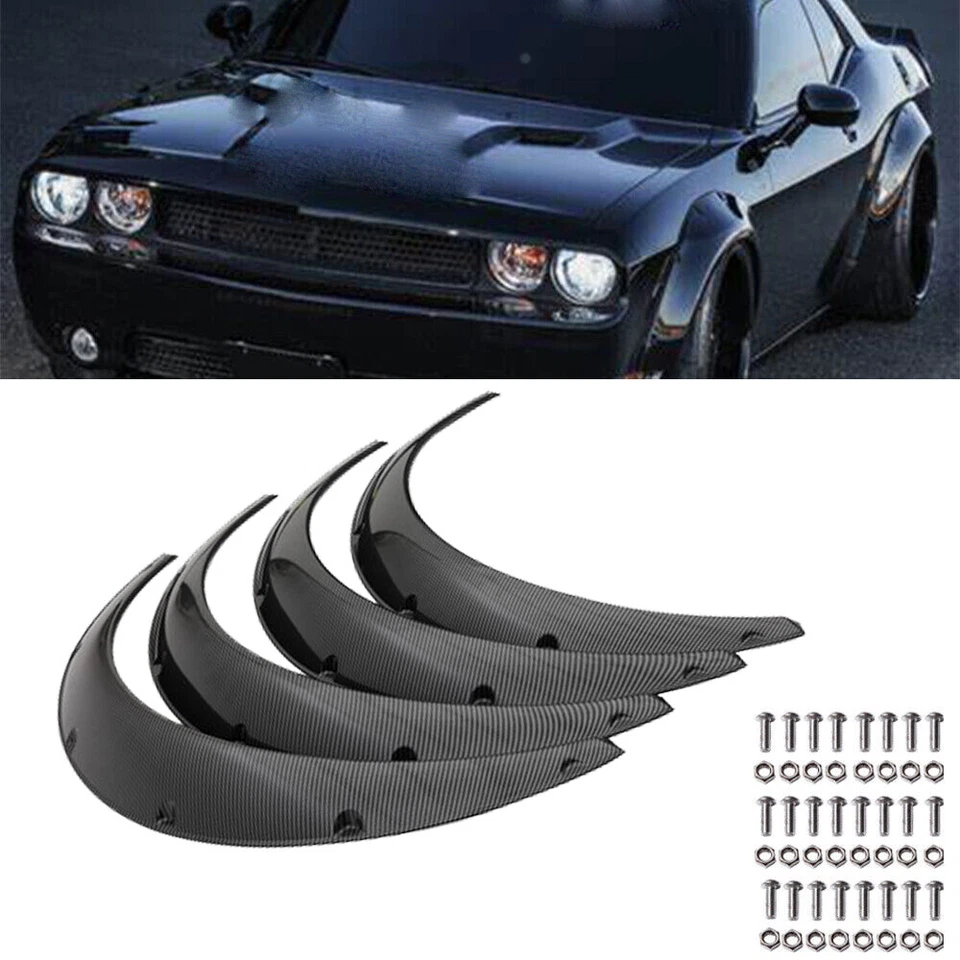 Arcos de rueda anchos de fibra de carbono para Toyota Corolla Hatchback de 4,5" Foto 1 de 4