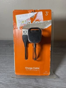 Add Onn Ladekabel für Fitbit Charge 3 und Fitbit Charge 4 Schwarz 3’ Länge Neu - Bild 1 von 2