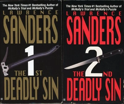 Edward X Delaney Crime Thriller Lot of 2 Paperback by Lawrence Sanders - Image 1 of 4