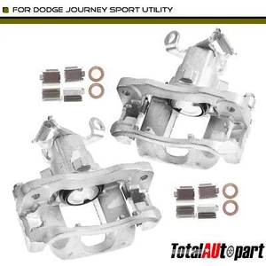 2x Disc Brake Caliper w/ Bracket Rear Both Sides for Dodge Journey Sport Utility - Picture 1 of 8