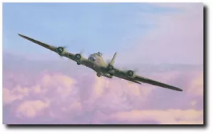 Lady of Grace de Mickey Harris - B-17 Flying Fortress - Estampado artístico de aviación - Imagen 1 de 1