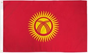 10 x "KYRGYZSTAN" flag 2x3 ft polyester banner sign UN United Nations - Picture 1 of 8