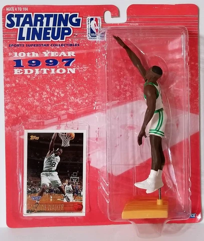 1997 Starting Lineup Antoine Walker Boston Celtics SLU Kenner Sports Figure Cover