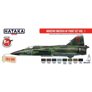 HTK-AS101 HATAKA: Red Line Set (8 pcs) Modern Swedish AF paint set vol. 1 - Bild 1 von 3