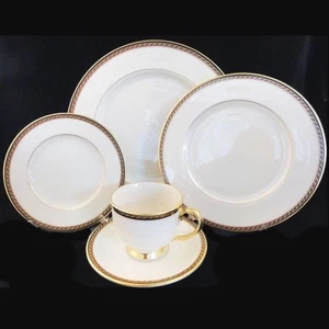 LENOX MONROE 5 Piece Place Setting Porcelain made in USA NEW NEVER USED - Picture 1 of 8