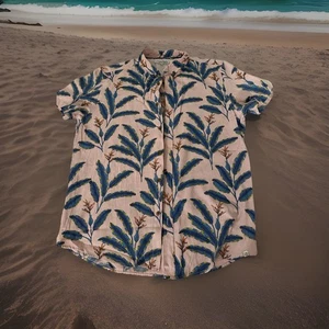 Sovereign Code Men's Floral Shirt x Large Hawaiian Button Up - Picture 1 of 7