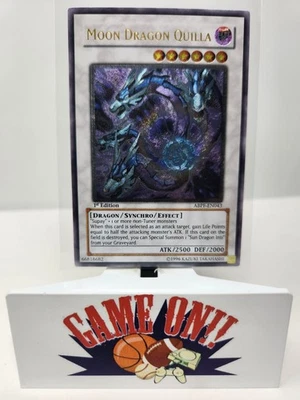 YuGiOh Moon Dragon Quilla ABPF-EN043 1st Edition Ultimate Rare NM - Image 1 of 2