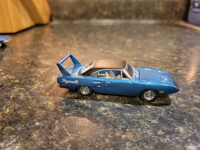 Johnny Lightning 70 普利茅斯超级鸟罕见完好从未展示过蓝色 — 第 1/2 张图片