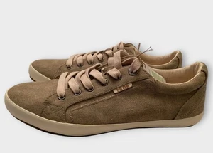 Taos Star Damenschuhe 11 khaki Canvas Schnürschuhe bequem Sneaker Freizeit Wandern NEU - Bild 1 von 8