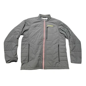Klim Override Alloy Full Zip Mid Layer Down Jacket Prototype Dark Gray XL Men - Picture 1 of 7
