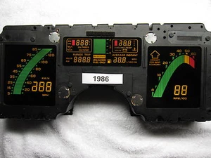 Corvette Cluster Chevrolet 1986 instrumento de tablero digital reconstruido 84 85 87 88 89 - Imagen 1 de 7